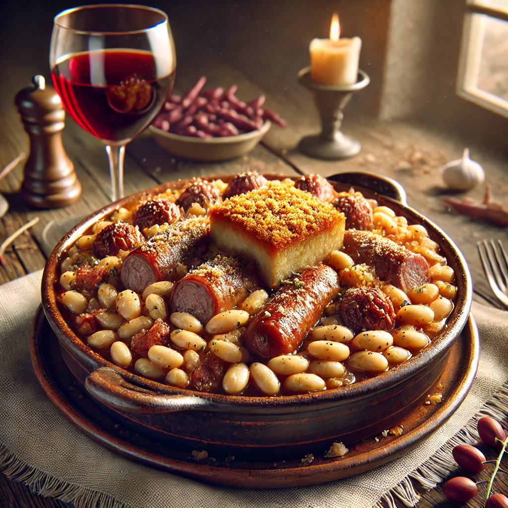 Cassoulet with Bordeaux Red Wine