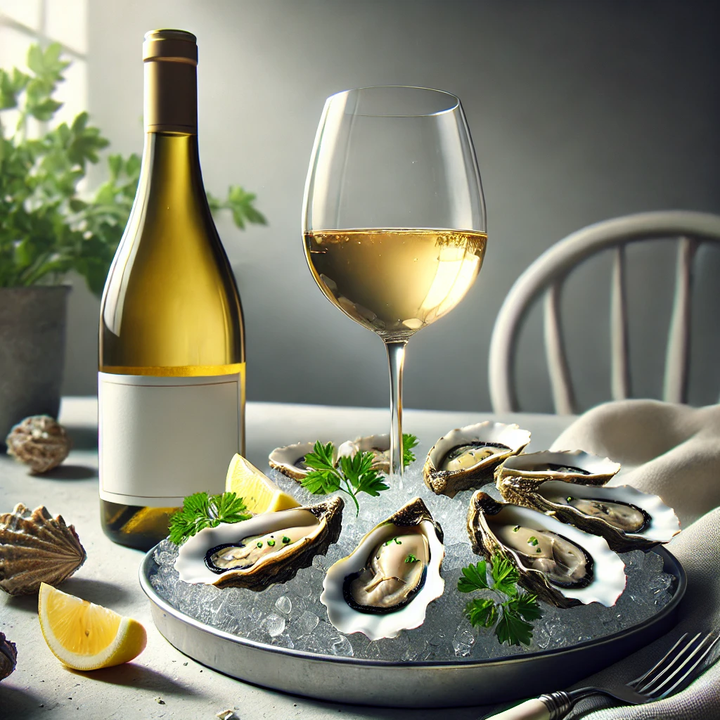 Oysters with Entre-Deux-Mers White Wine