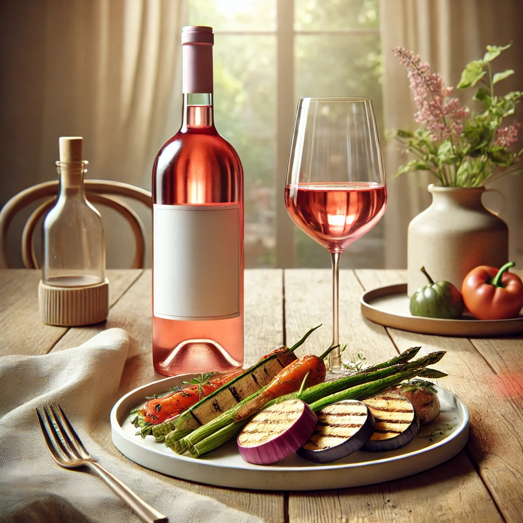 Rosado de Rioja and Grilled Vegetables