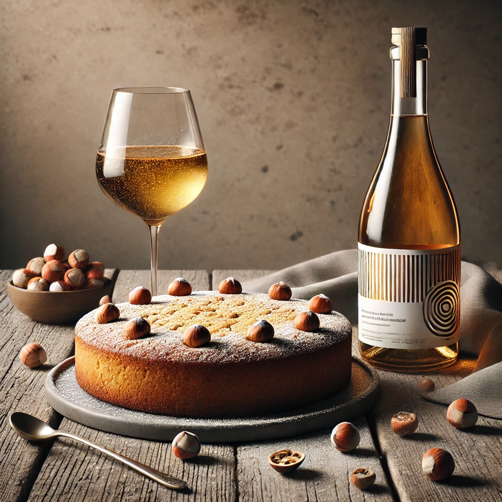 Moscato d’Asti and Hazelnut Cake